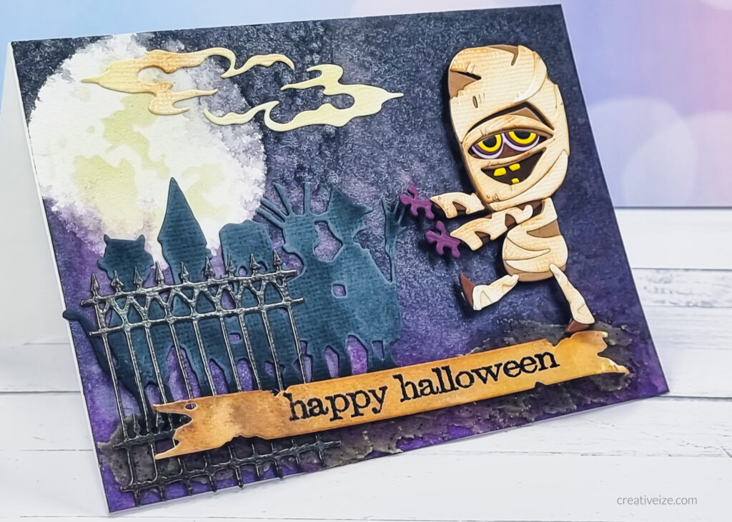 Costume Party Mummy Halloween Card