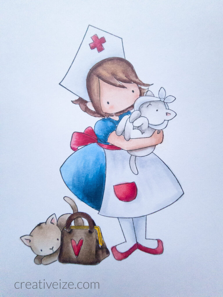 Stampingbella Tiny Townie Nurse -Bag