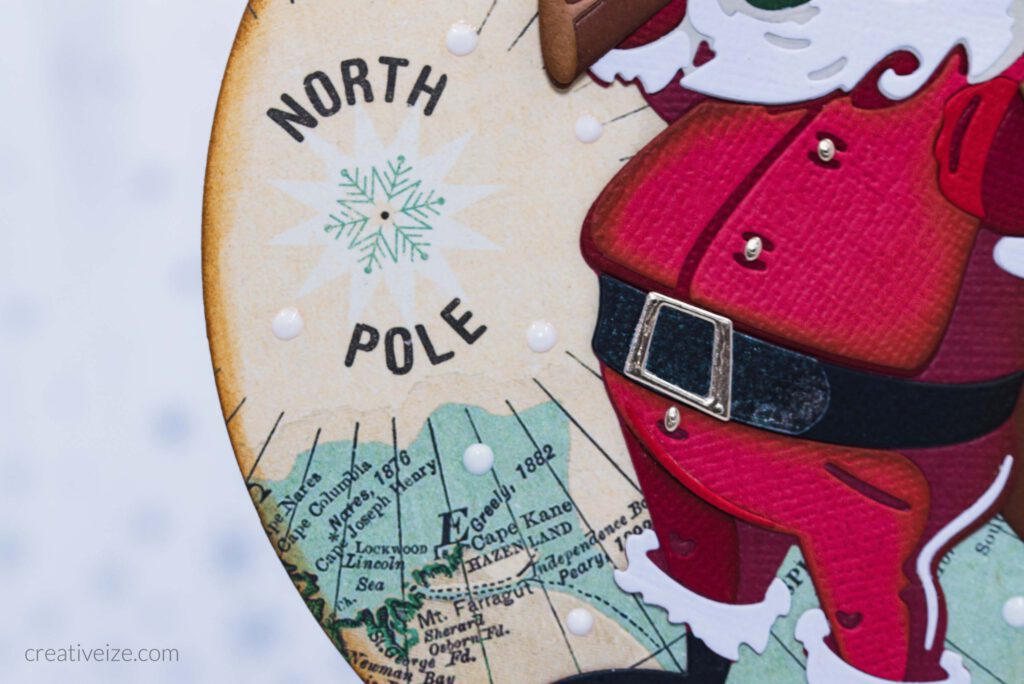 Tim Holtz Woodland Santa Colorize - Detail North Pole