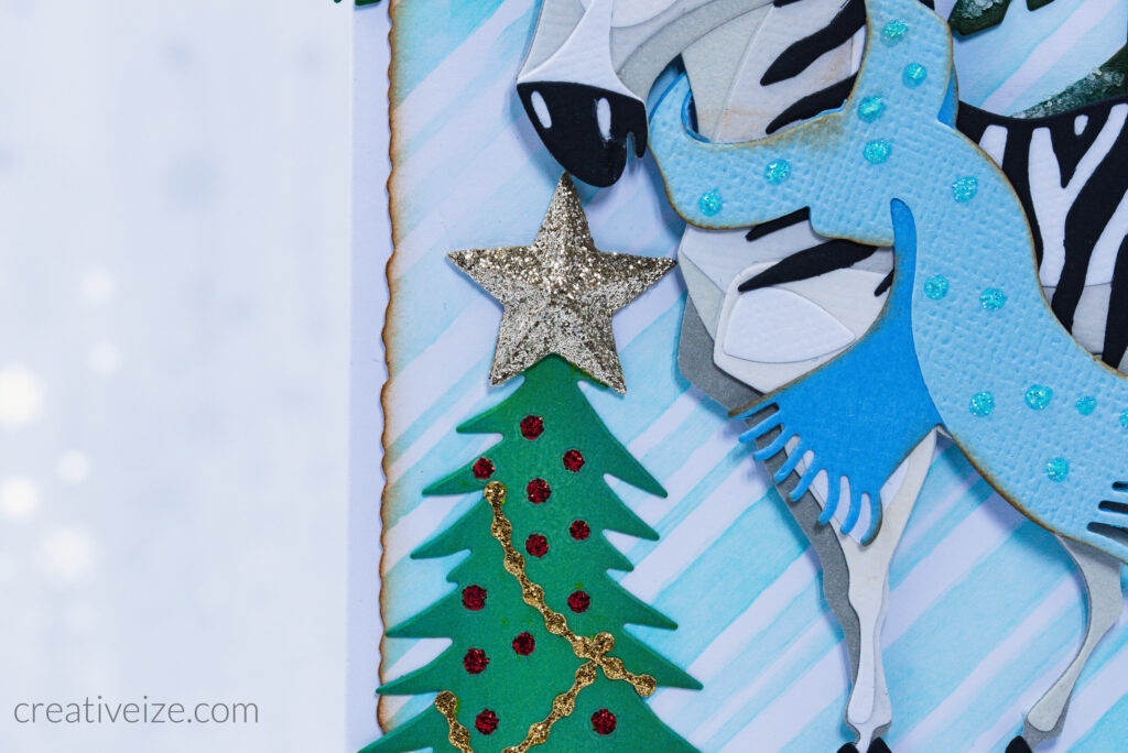 Christmas Card Winifred - Detail Christmas Tree Star